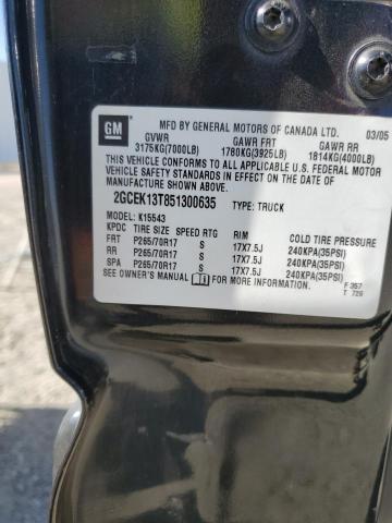 Foto 10 de la subasta – 2005 CHEVROLET SILVERADO con VIN 2GCEK13T851300635