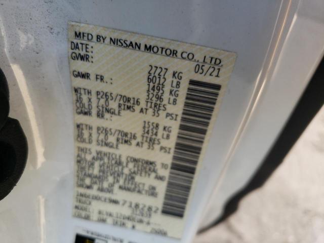 Photo 10 from auction – 2021 NISSAN FRONTIER S with VIN 1N6ED0CE9MN718282