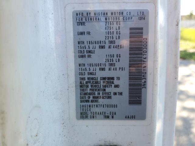 Photo 10 from auction – 2015 CHEVROLET CITY EXPRE with VIN 3N63M0YN7FK703000