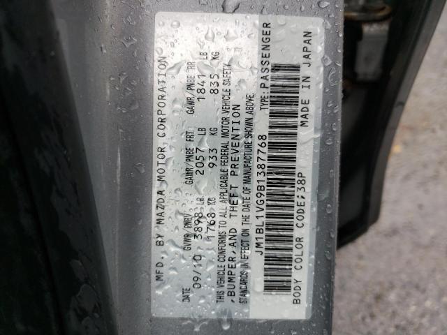 Photo 10 from auction – 2011 MAZDA 3 I with VIN JM1BL1VG9B1387768