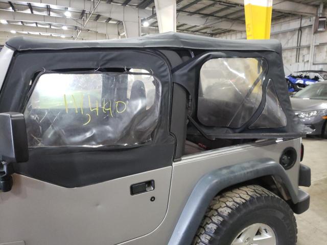 Photo 9 from auction – 2000 JEEP WRANGLER / with VIN 1J4FA49SXYP799236