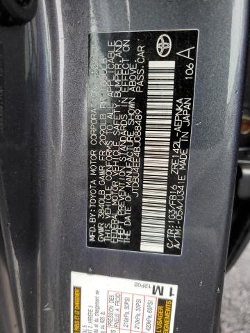 Photo 10 from auction – 2011 TOYOTA COROLLA BA with VIN JTDBU4EE4BJ088489