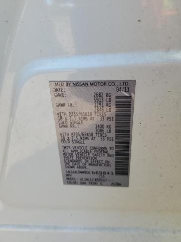Photo 10 from auction – 2013 NISSAN PATHFINDER with VIN 5N1AR2MM9DC669841