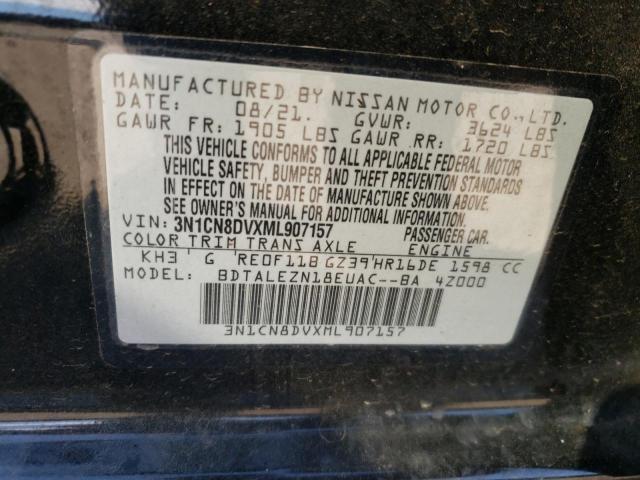 Photo 10 from auction – 2021 NISSAN VERSA S with VIN 3N1CN8DVXML907157
