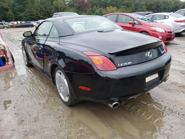 Photo 3 from auction – 2003 LEXUS SC 430 with VIN JTHFN48Y530048982