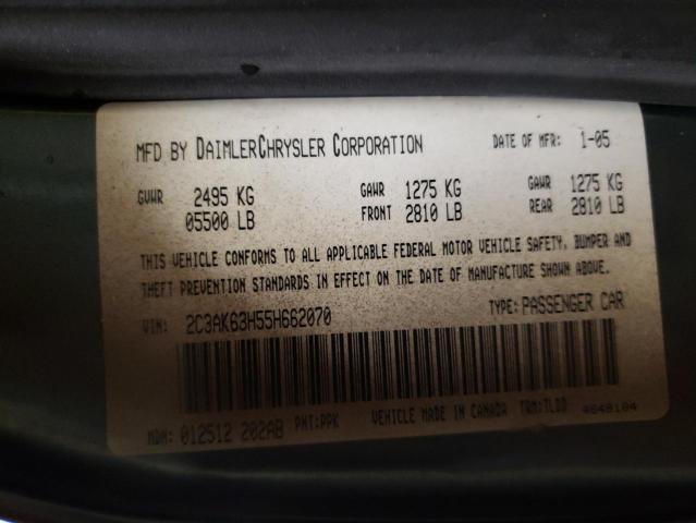 Photo 10 from auction – 2005 CHRYSLER 300C with VIN 2C3AK63H55H662070