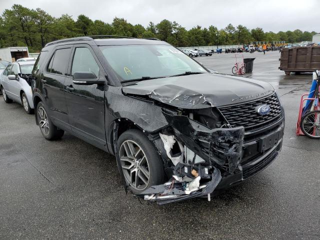 FORD EXPLORER S 2018 with VIN 1FM5K8GT1JGC21089 - Photo from auction