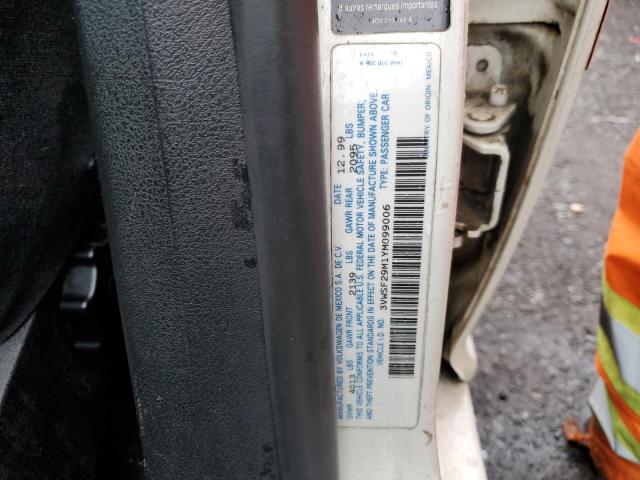 Photo 10 from auction – 2000 VOLKSWAGEN JETTA GLS with VIN 3VWSF29M1YM099006