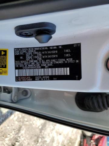 Фото 10 с аукциона – 2017 TOYOTA HIGHLANDER с VIN 5TDDZRFHXHS453690