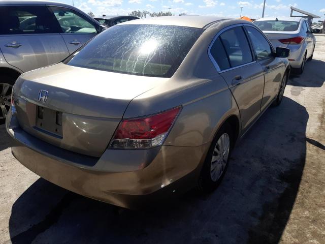 Photo 4 from auction – 2008 HONDA ACCORD LX with VIN JHMCP26348C074634