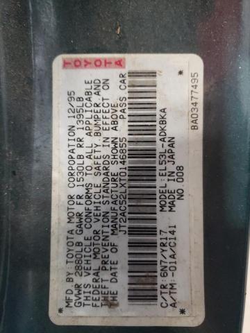 Photo 10 from auction – 1996 TOYOTA TERCEL STD with VIN JT2AC52LXT0146855