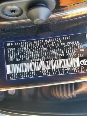 Photo 10 from auction – 2017 TOYOTA COROLLA L with VIN 5YFBURHE7HP684872