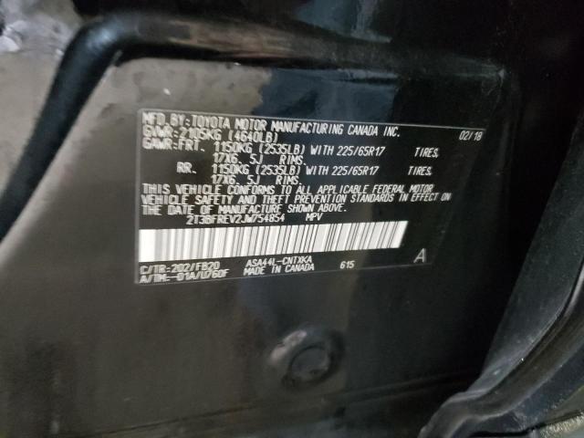 Photo 10 from auction – 2018 TOYOTA RAV4 LE with VIN 2T3BFREV2JW754854