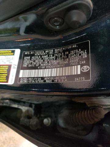 Photo 10 from auction – 2012 TOYOTA CAMRY with VIN 4T1BF1FK2CU128142