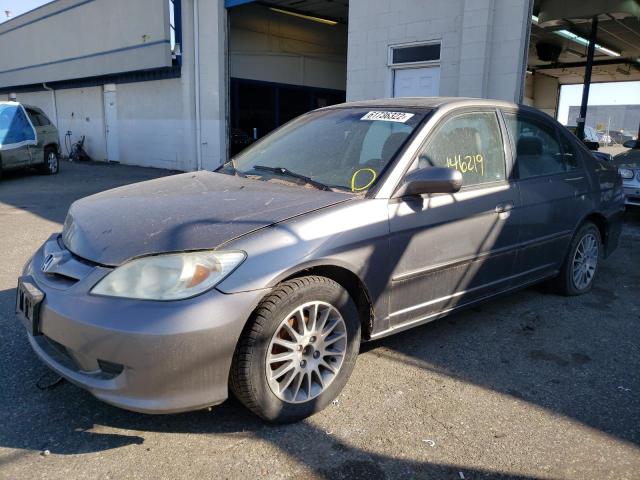 Photo 2 from auction – 2005 HONDA CIVIC EX with VIN 2HGES25765H622088
