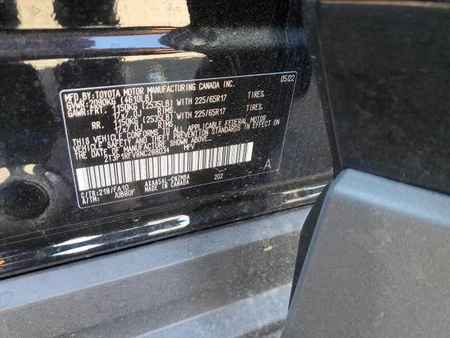 Photo 10 from auction – 2022 TOYOTA RAV4 XLE with VIN 2T3P1RFV8NC288034