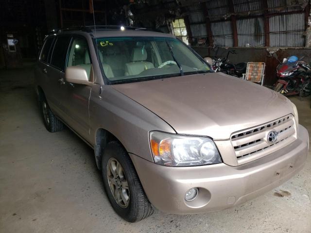 TOYOTA HIGHLANDER 2007 with VIN JTEEP21A570230708 - Photo from auction