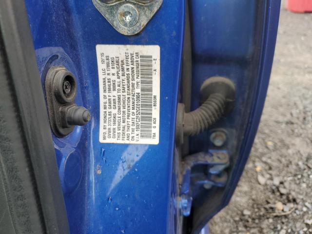 Photo 10 from auction – 2016 HONDA CIVIC LX with VIN 19XFC2F52GE010904