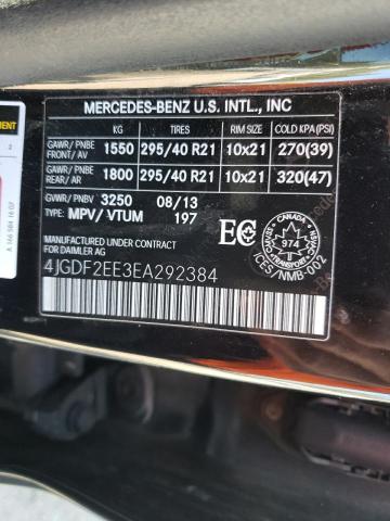 Photo 10 from auction – 2014 MERCEDES-BENZ GL 350 BLU with VIN 4JGDF2EE3EA292384