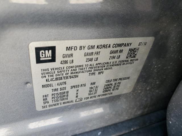 Photo 10 from auction – 2014 BUICK ENCORE CON with VIN KL4CJBSB7EB784204
