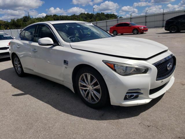 INFINITI Q50 BASE 2015 with VIN JN1BV7AR6FM414257 - Photo from auction