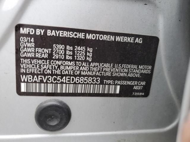 Photo 10 from auction – 2014 BMW 535 D XDRI with VIN WBAFV3C54ED685833
