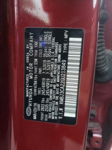 Photo 10 from auction – 2016 HYUNDAI TUCSON LIM with VIN KM8J3CA22GU213849