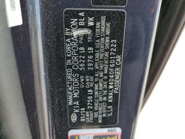 Photo 10 from auction – 2015 KIA K900 with VIN KNALW4D40F6017223