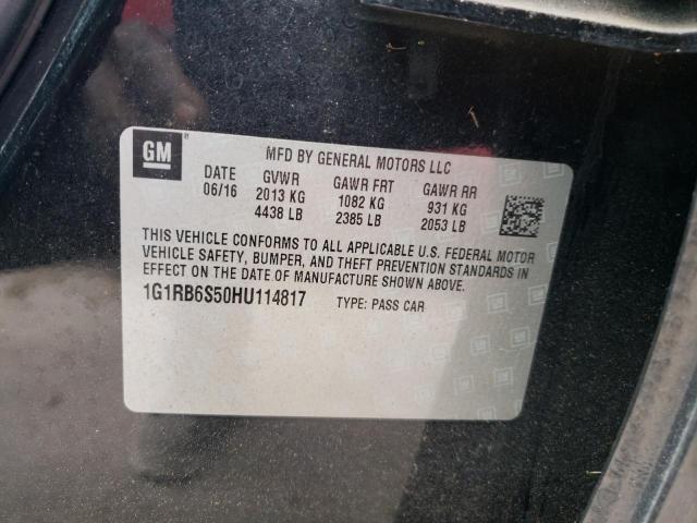 Photo 10 from auction – 2017 CHEVROLET VOLT PREMI with VIN 1G1RB6S50HU114817