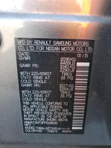 Photo 10 from auction – 2015 NISSAN ROGUE S with VIN KNMAT2MT3FP528630