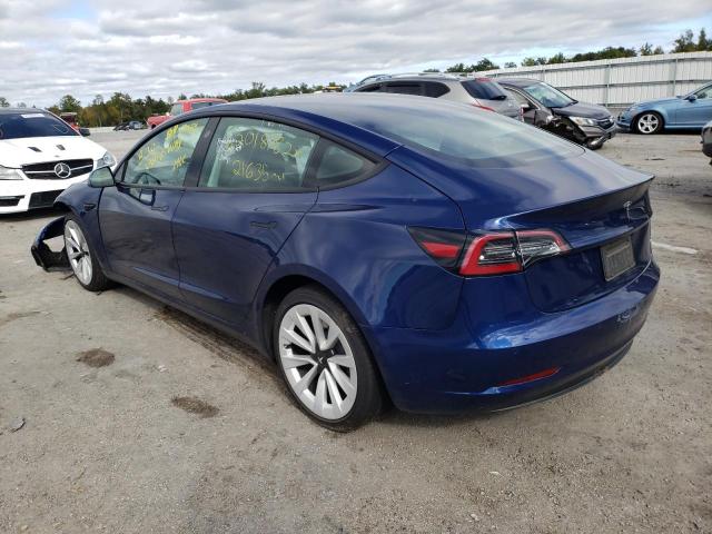 Photo 3 from auction – 2022 TESLA MODEL 3 with VIN 5YJ3E1EA0NF192146