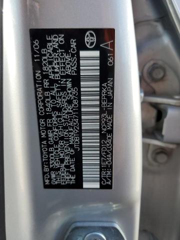 Photo 10 from auction – 2007 TOYOTA YARIS with VIN JTDBT923471108735