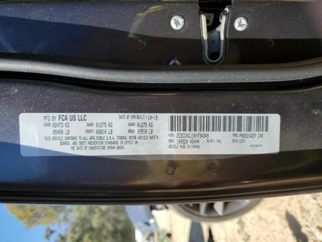 Photo 10 from auction – 2019 DODGE CHARGER SC with VIN 2C3CDXGJ1KH734349