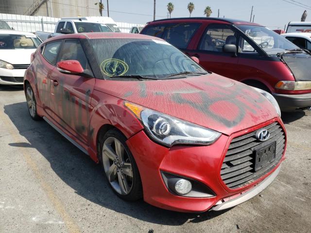 HYUNDAI VELOSTER T 2013 with VIN KMHTC6AE7DU128246 - Photo from auction