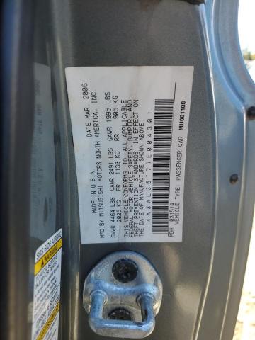 Photo 10 from auction – 2007 MITSUBISHI ECLIPSE SP with VIN 4A3AL35T77E004301