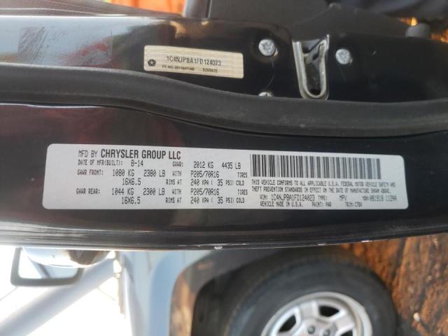 Photo 10 from auction – 2015 JEEP PATRIOT SP with VIN 1C4NJPBA1FD124023