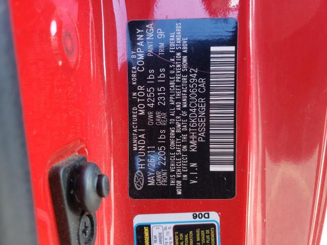 Photo 10 from auction – 2012 HYUNDAI GENESIS CO with VIN KMHHT6KD4CU065942