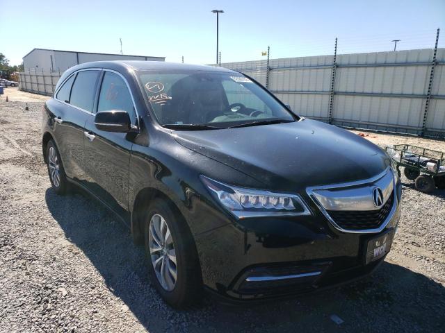 ACURA MDX TECHNO 2015 with VIN 5FRYD4H43FB002632 - Photo from auction