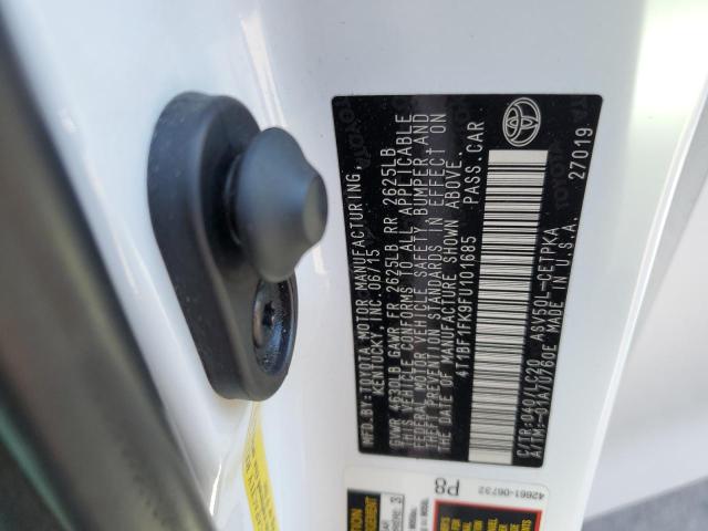 Photo 10 from auction – 2015 TOYOTA CAMRY LE with VIN 4T1BF1FK9FU101685