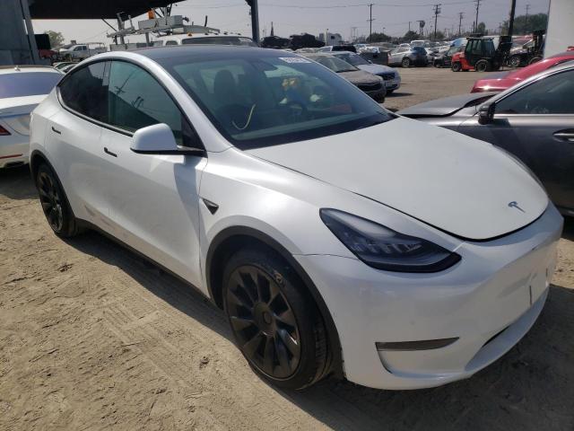 TESLA MODEL Y 2021 with VIN 5YJYGDED2MF105907 - Photo from auction