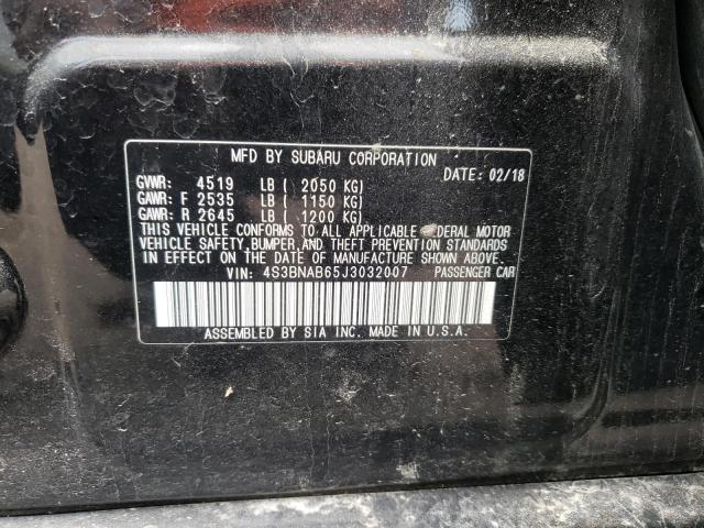 Photo 10 from auction – 2018 SUBARU LEGACY 2.5 with VIN 4S3BNAB65J3032007