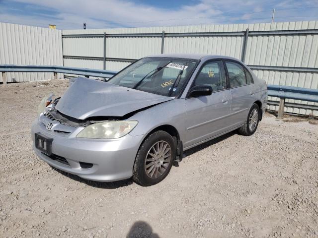 Photo 2 from auction – 2005 HONDA CIVIC LX with VIN 2HGES16535H624145