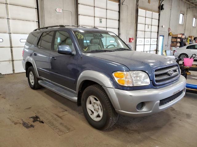 TOYOTA SEQUOIA SR 2002 with VIN 5TDBT44AX2S067778 - Photo from auction