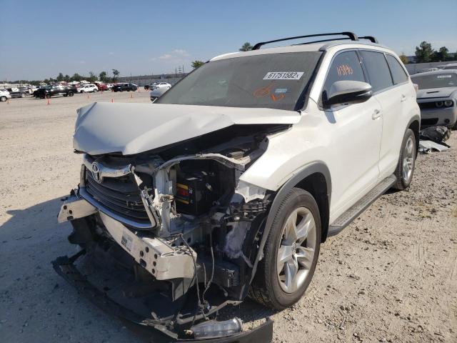 Photo 2 from auction – 2015 TOYOTA HIGHLANDER with VIN 5TDYKRFHXFS086082
