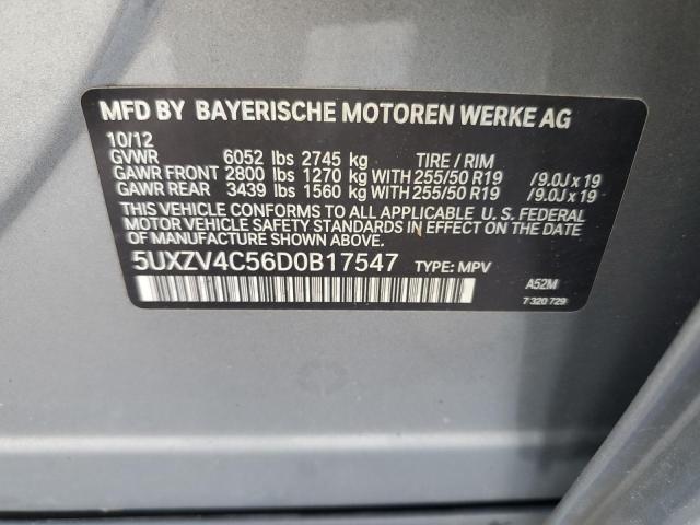 Photo 10 from auction – 2013 BMW X5 XDRIVE3 with VIN 5UXZV4C56D0B17547