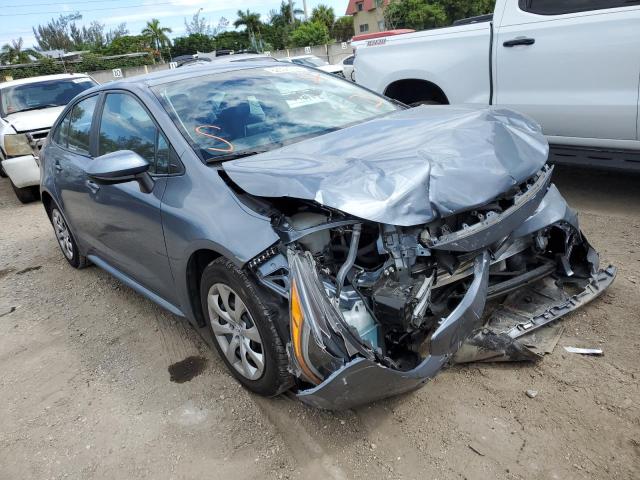 TOYOTA COROLLA LE 2020 with VIN 5YFEPRAE4LP141812 - Photo from auction