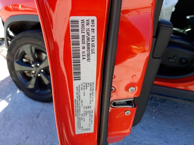 Photo 10 from auction – 2021 JEEP CHEROKEE L with VIN 1C4PJMLB6MD156767