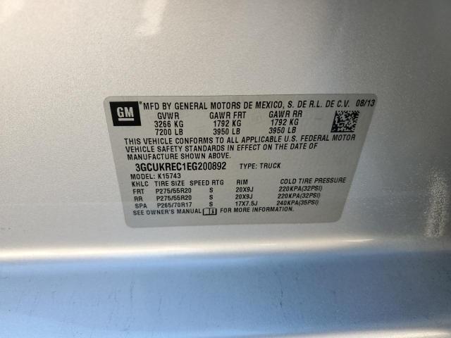 Photo 10 from auction – 2014 CHEVROLET SILVERADO with VIN 3GCUKREC1EG200892