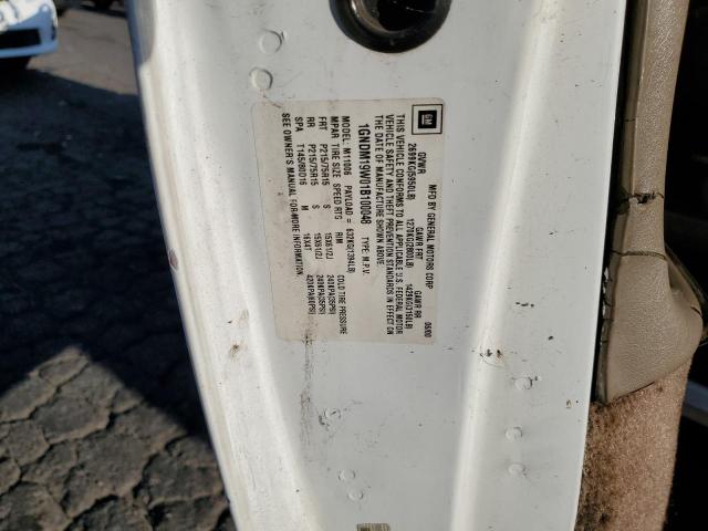 Photo 10 from auction – 2001 CHEVROLET ASTRO with VIN 1GNDM19W01B100048
