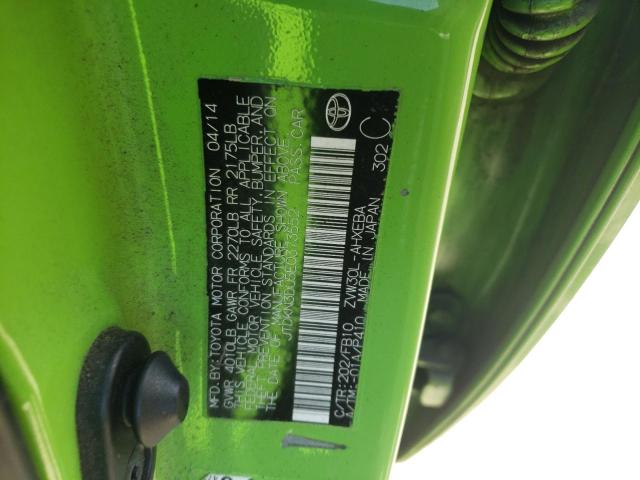 Photo 10 from auction – 2014 TOYOTA PRIUS with VIN JTDKN3DU5E0373552